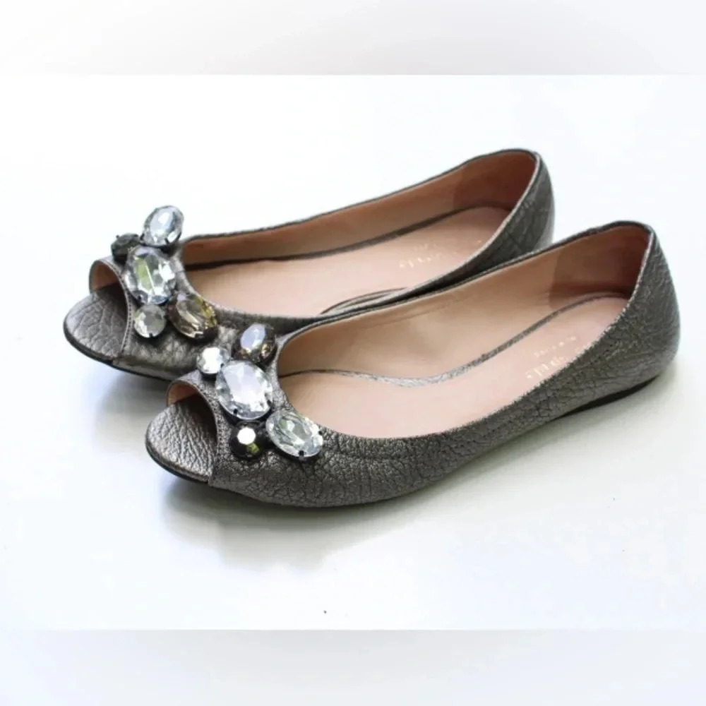 Kate Spade jeweled flats